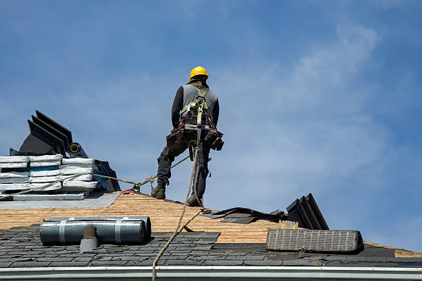 Professional Roof Installation technician working in Dalton, NY